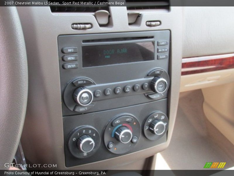 Sport Red Metallic / Cashmere Beige 2007 Chevrolet Malibu LS Sedan
