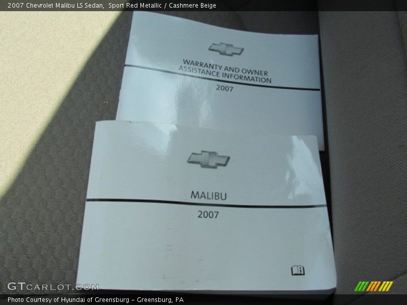 Sport Red Metallic / Cashmere Beige 2007 Chevrolet Malibu LS Sedan