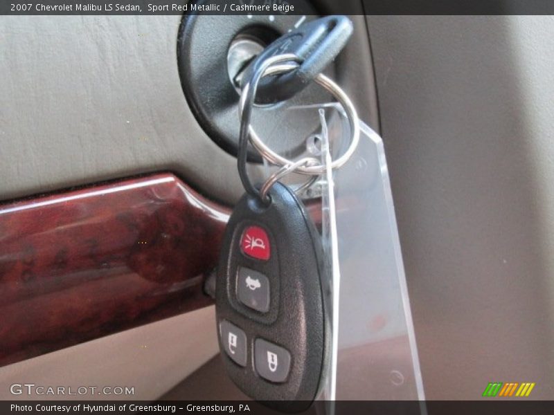 Sport Red Metallic / Cashmere Beige 2007 Chevrolet Malibu LS Sedan