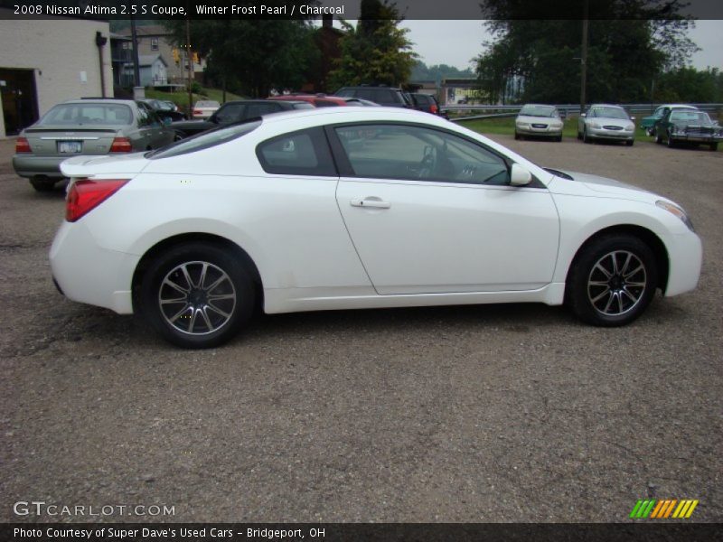 Winter Frost Pearl / Charcoal 2008 Nissan Altima 2.5 S Coupe