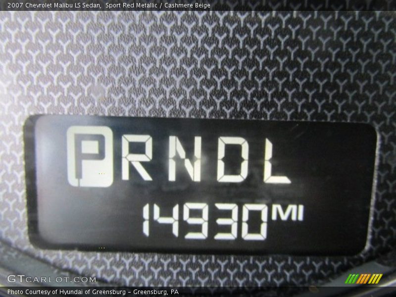 Sport Red Metallic / Cashmere Beige 2007 Chevrolet Malibu LS Sedan