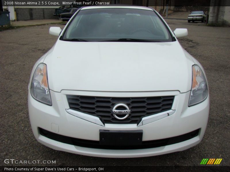 Winter Frost Pearl / Charcoal 2008 Nissan Altima 2.5 S Coupe
