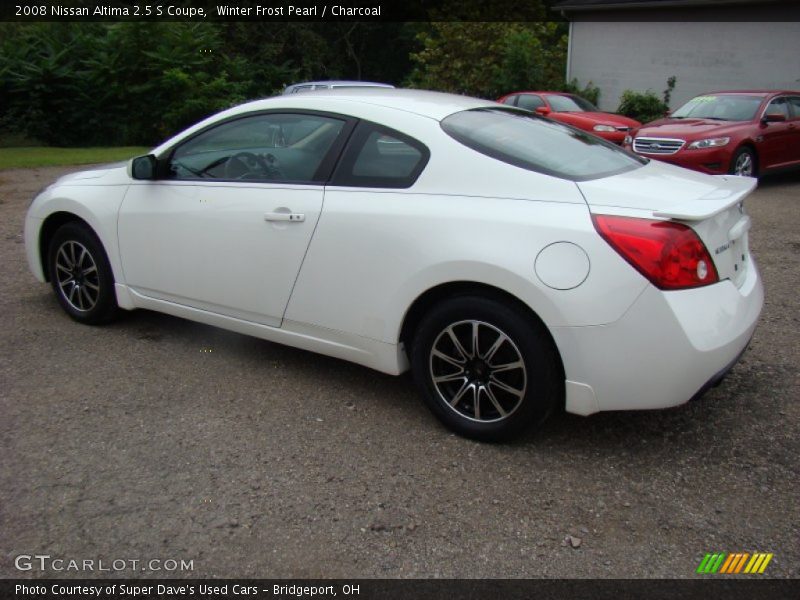 Winter Frost Pearl / Charcoal 2008 Nissan Altima 2.5 S Coupe