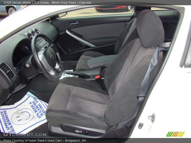 Winter Frost Pearl / Charcoal 2008 Nissan Altima 2.5 S Coupe