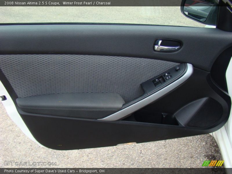 Winter Frost Pearl / Charcoal 2008 Nissan Altima 2.5 S Coupe