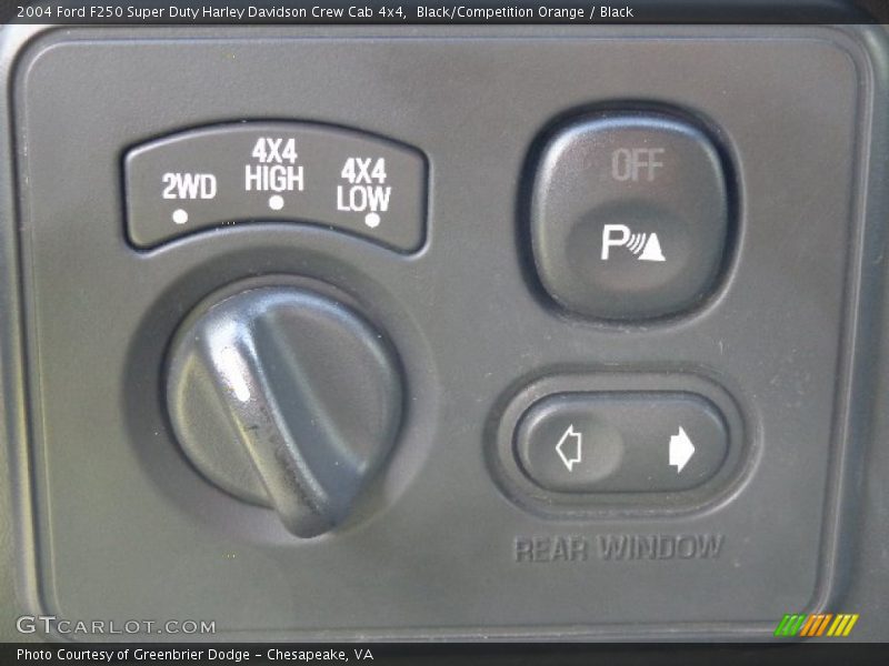 Black/Competition Orange / Black 2004 Ford F250 Super Duty Harley Davidson Crew Cab 4x4