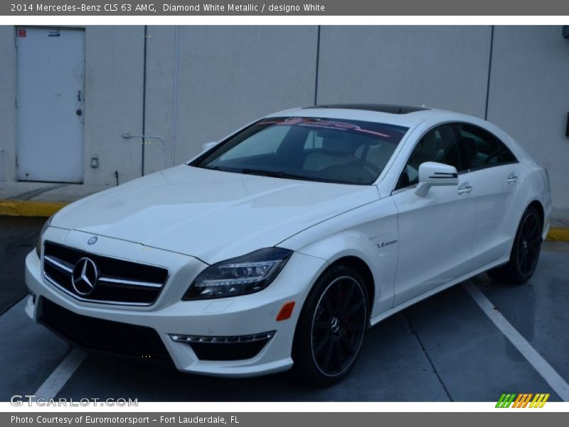 Diamond White Metallic / designo White 2014 Mercedes-Benz CLS 63 AMG