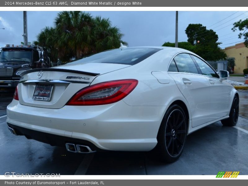 Diamond White Metallic / designo White 2014 Mercedes-Benz CLS 63 AMG