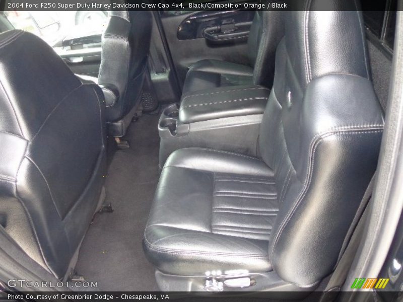 Rear Seat of 2004 F250 Super Duty Harley Davidson Crew Cab 4x4