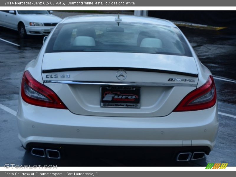 Diamond White Metallic / designo White 2014 Mercedes-Benz CLS 63 AMG
