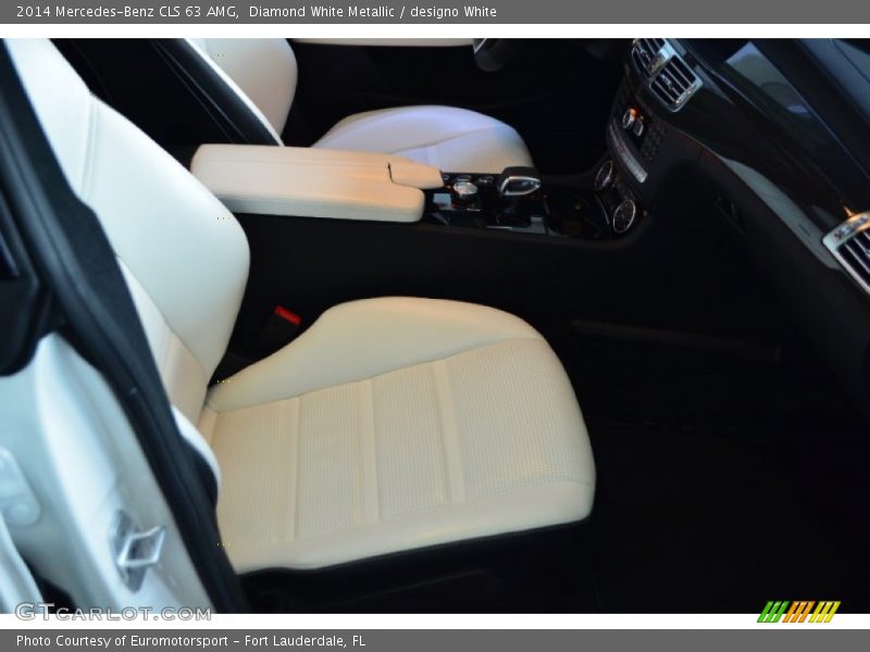 Diamond White Metallic / designo White 2014 Mercedes-Benz CLS 63 AMG