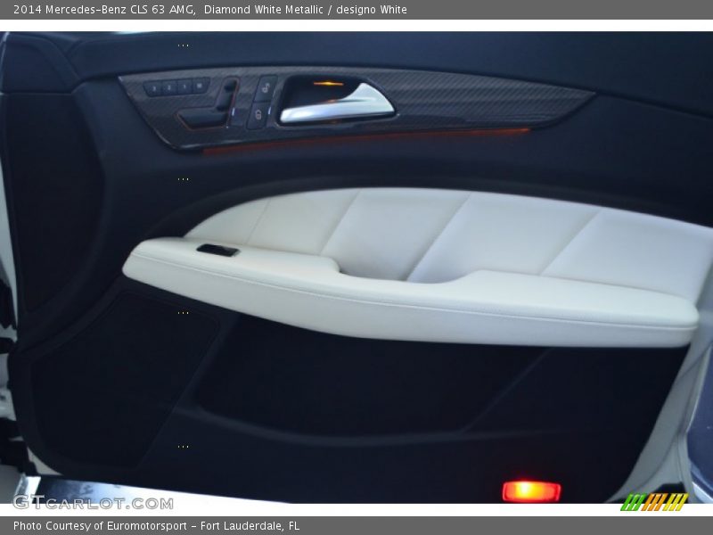 Diamond White Metallic / designo White 2014 Mercedes-Benz CLS 63 AMG