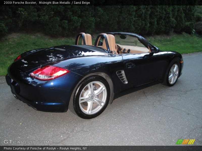 Midnight Blue Metallic / Sand Beige 2009 Porsche Boxster