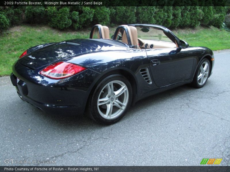 Midnight Blue Metallic / Sand Beige 2009 Porsche Boxster