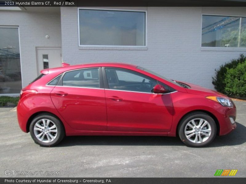 Red / Black 2013 Hyundai Elantra GT