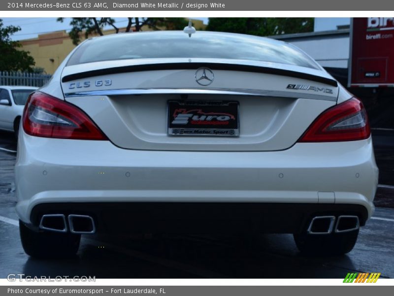Diamond White Metallic / designo White 2014 Mercedes-Benz CLS 63 AMG