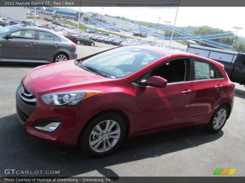 Red / Black 2013 Hyundai Elantra GT