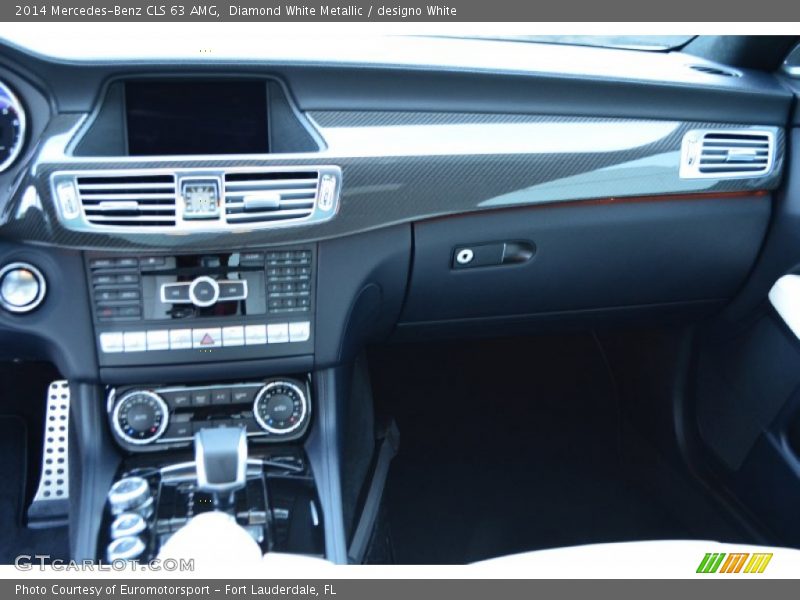 Diamond White Metallic / designo White 2014 Mercedes-Benz CLS 63 AMG
