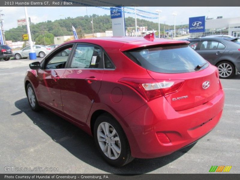 Red / Black 2013 Hyundai Elantra GT