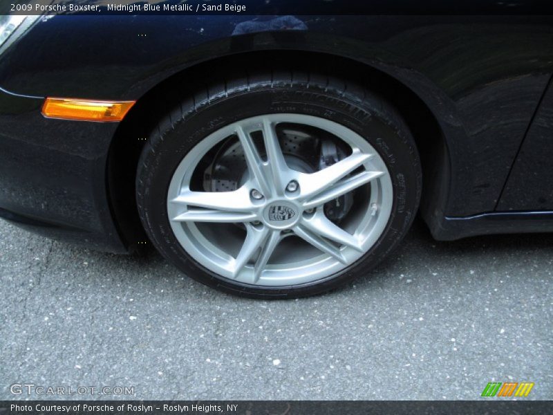 Midnight Blue Metallic / Sand Beige 2009 Porsche Boxster