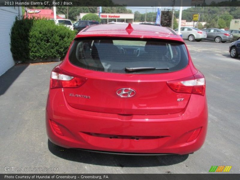 Red / Black 2013 Hyundai Elantra GT