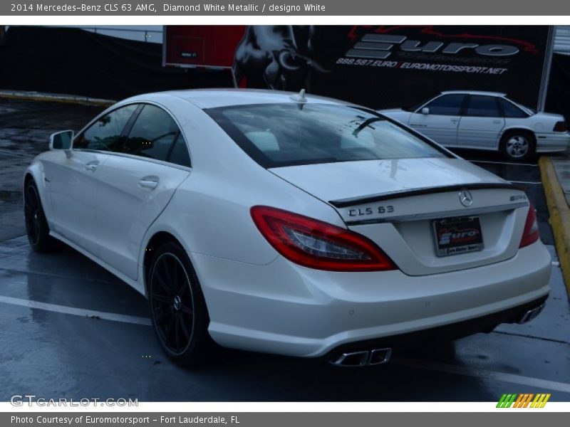 Diamond White Metallic / designo White 2014 Mercedes-Benz CLS 63 AMG