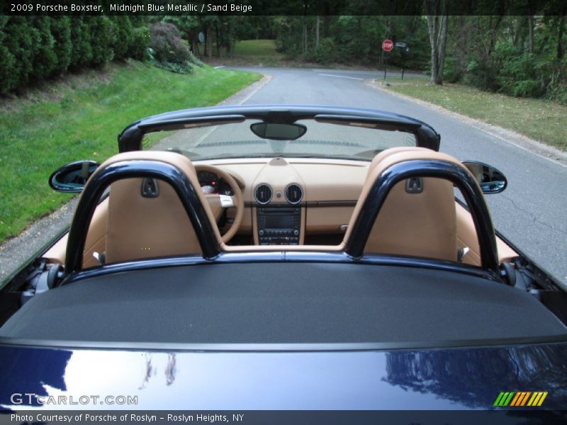 Midnight Blue Metallic / Sand Beige 2009 Porsche Boxster