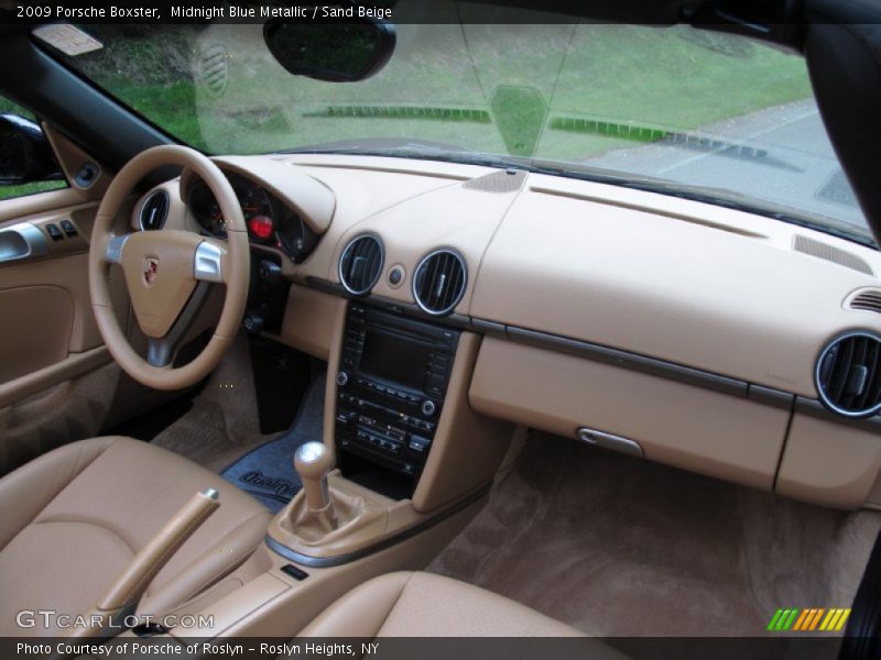 Midnight Blue Metallic / Sand Beige 2009 Porsche Boxster