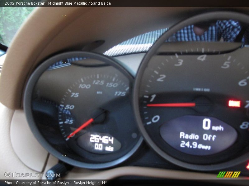 Midnight Blue Metallic / Sand Beige 2009 Porsche Boxster