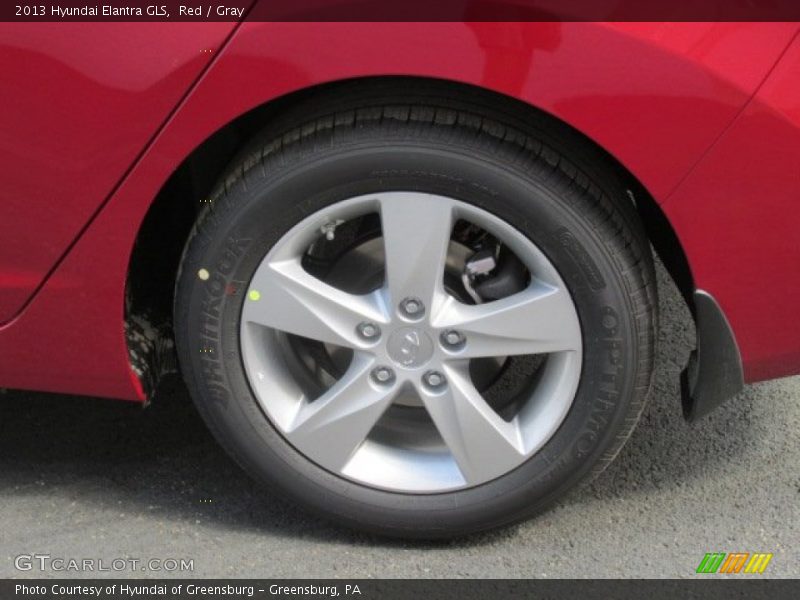 Red / Gray 2013 Hyundai Elantra GLS