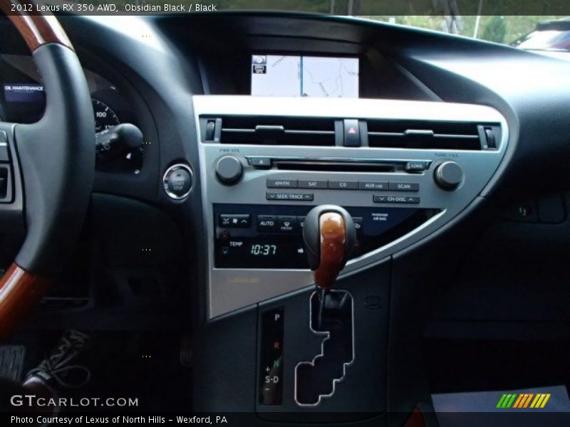 Obsidian Black / Black 2012 Lexus RX 350 AWD