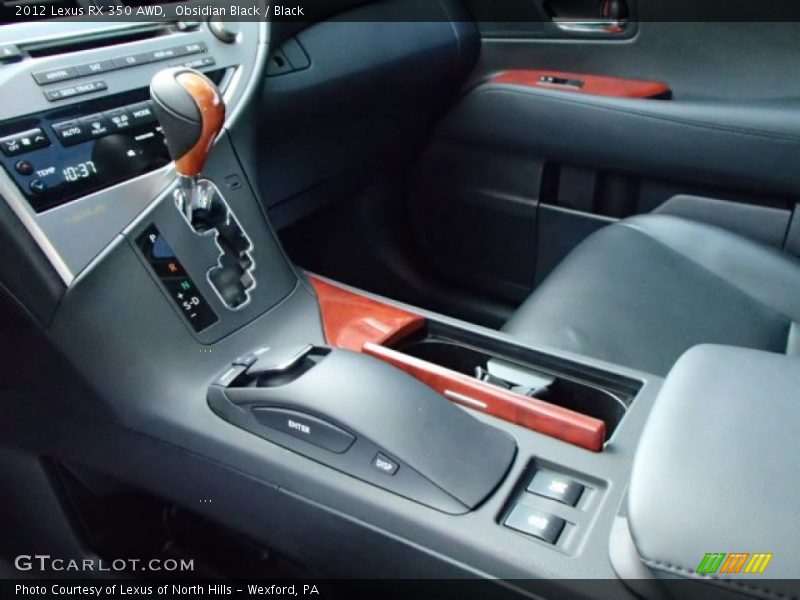 Obsidian Black / Black 2012 Lexus RX 350 AWD