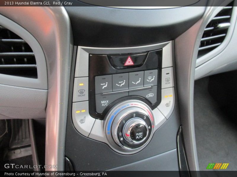 Red / Gray 2013 Hyundai Elantra GLS