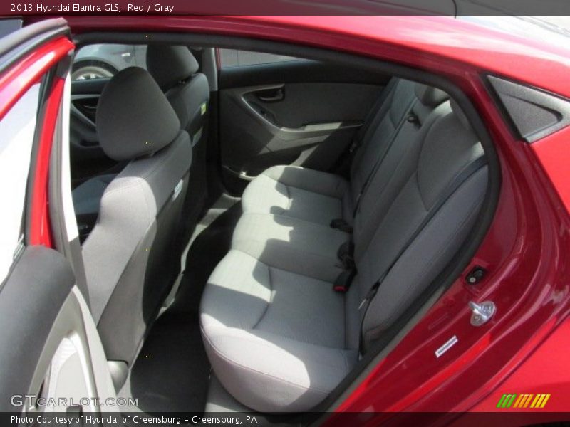 Red / Gray 2013 Hyundai Elantra GLS