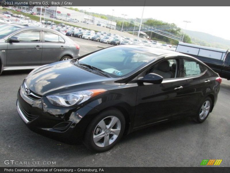 Black / Gray 2013 Hyundai Elantra GLS