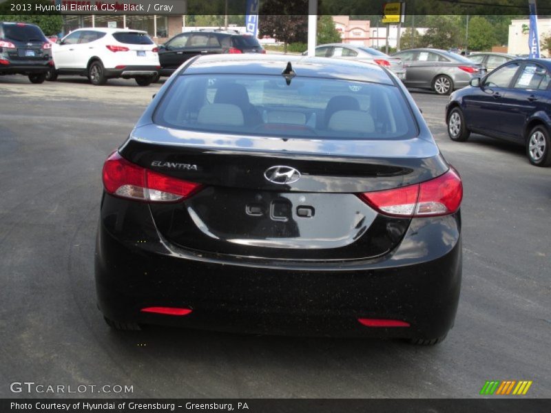 Black / Gray 2013 Hyundai Elantra GLS