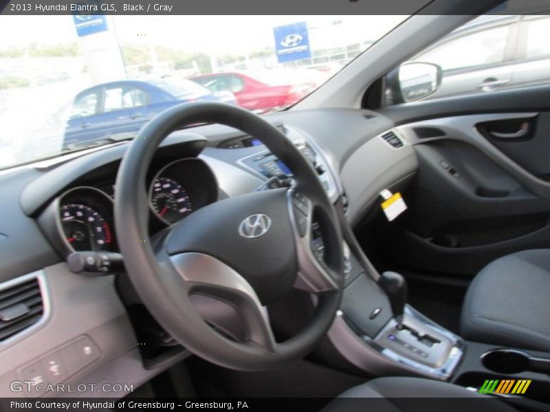 Black / Gray 2013 Hyundai Elantra GLS