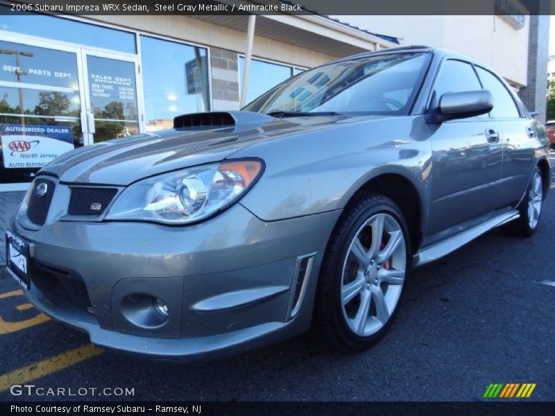 Steel Gray Metallic / Anthracite Black 2006 Subaru Impreza WRX Sedan
