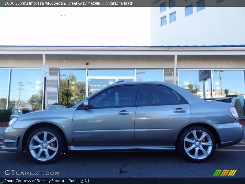 Steel Gray Metallic / Anthracite Black 2006 Subaru Impreza WRX Sedan