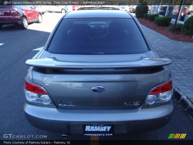 Steel Gray Metallic / Anthracite Black 2006 Subaru Impreza WRX Sedan