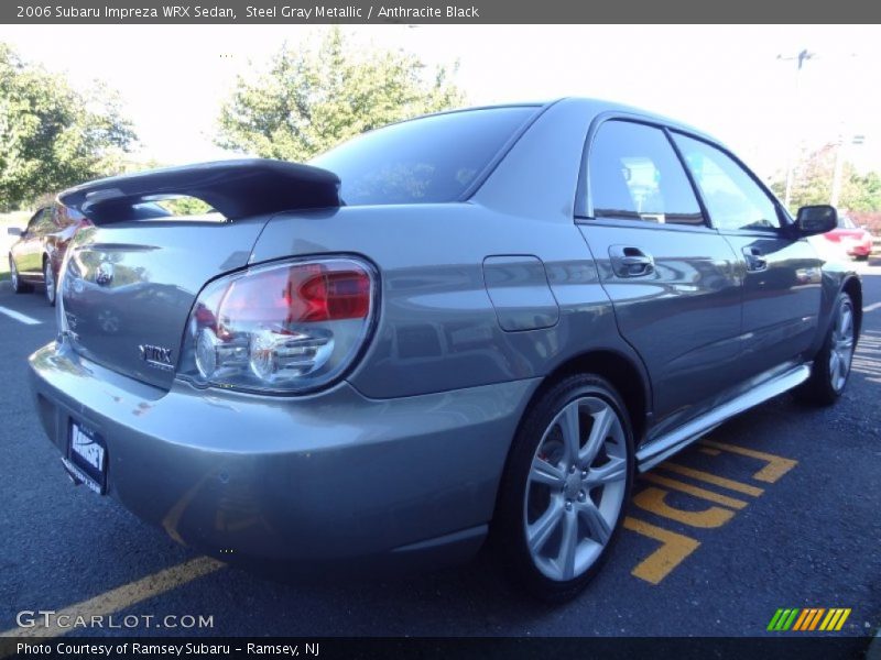 Steel Gray Metallic / Anthracite Black 2006 Subaru Impreza WRX Sedan