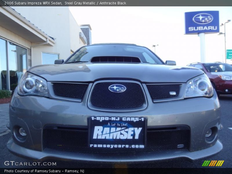 Steel Gray Metallic / Anthracite Black 2006 Subaru Impreza WRX Sedan