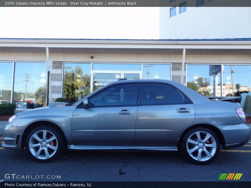 Steel Gray Metallic / Anthracite Black 2006 Subaru Impreza WRX Sedan
