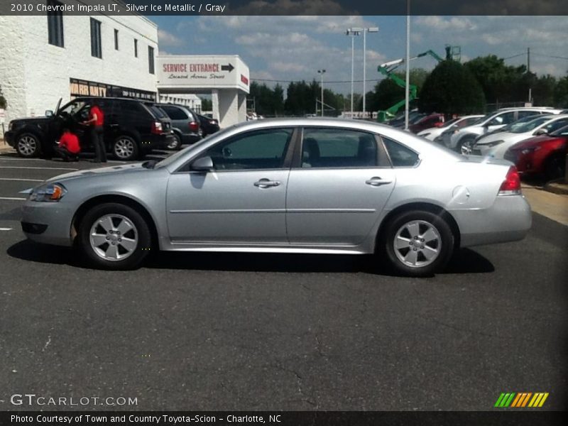 Silver Ice Metallic / Gray 2010 Chevrolet Impala LT