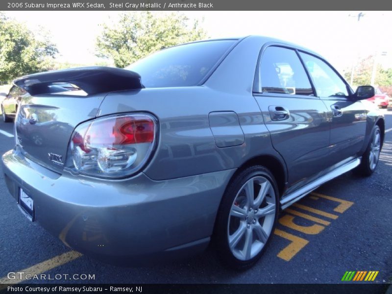 Steel Gray Metallic / Anthracite Black 2006 Subaru Impreza WRX Sedan