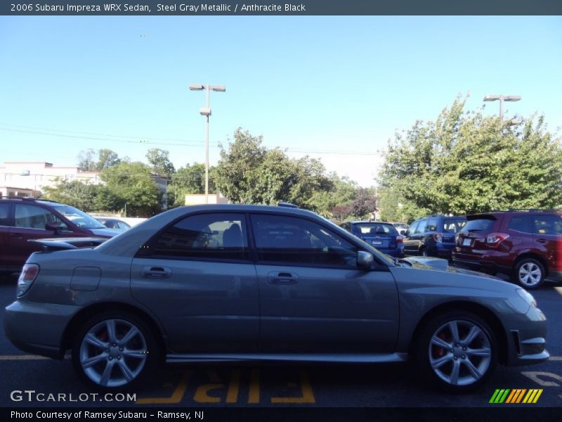 Steel Gray Metallic / Anthracite Black 2006 Subaru Impreza WRX Sedan