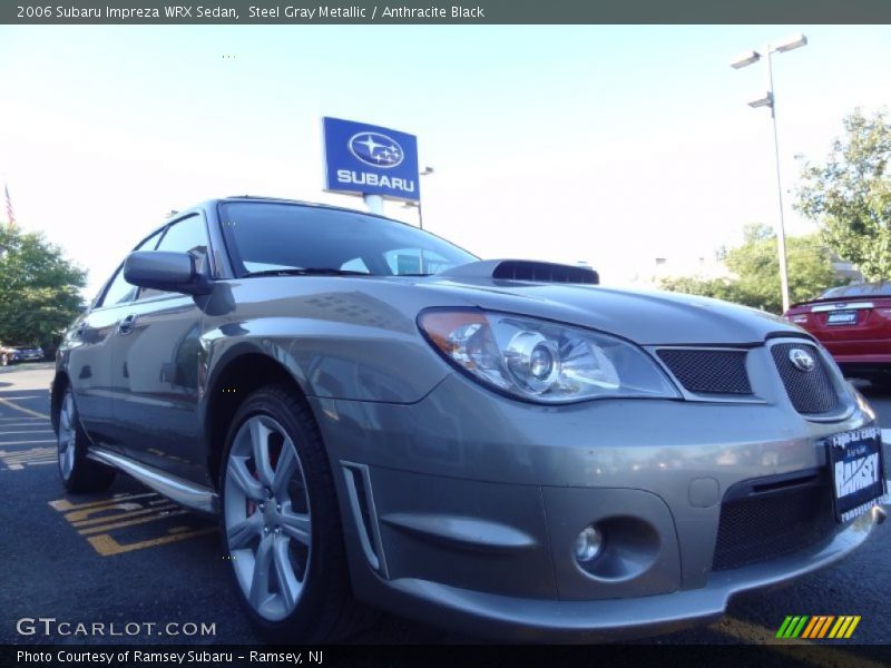 Steel Gray Metallic / Anthracite Black 2006 Subaru Impreza WRX Sedan