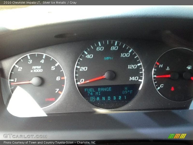 Silver Ice Metallic / Gray 2010 Chevrolet Impala LT