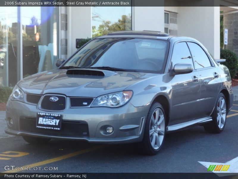 Steel Gray Metallic / Anthracite Black 2006 Subaru Impreza WRX Sedan