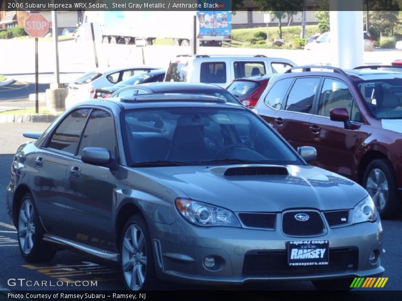Steel Gray Metallic / Anthracite Black 2006 Subaru Impreza WRX Sedan